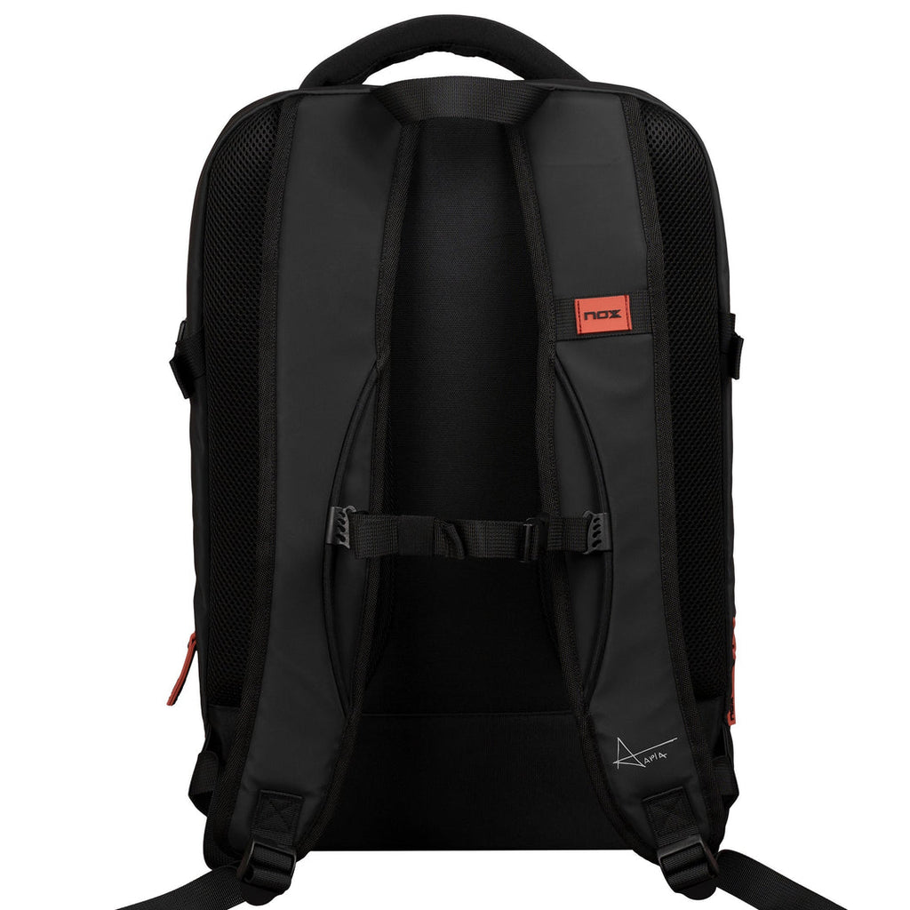 Nox at10 luxury backpack Open SERIES BLACK RED