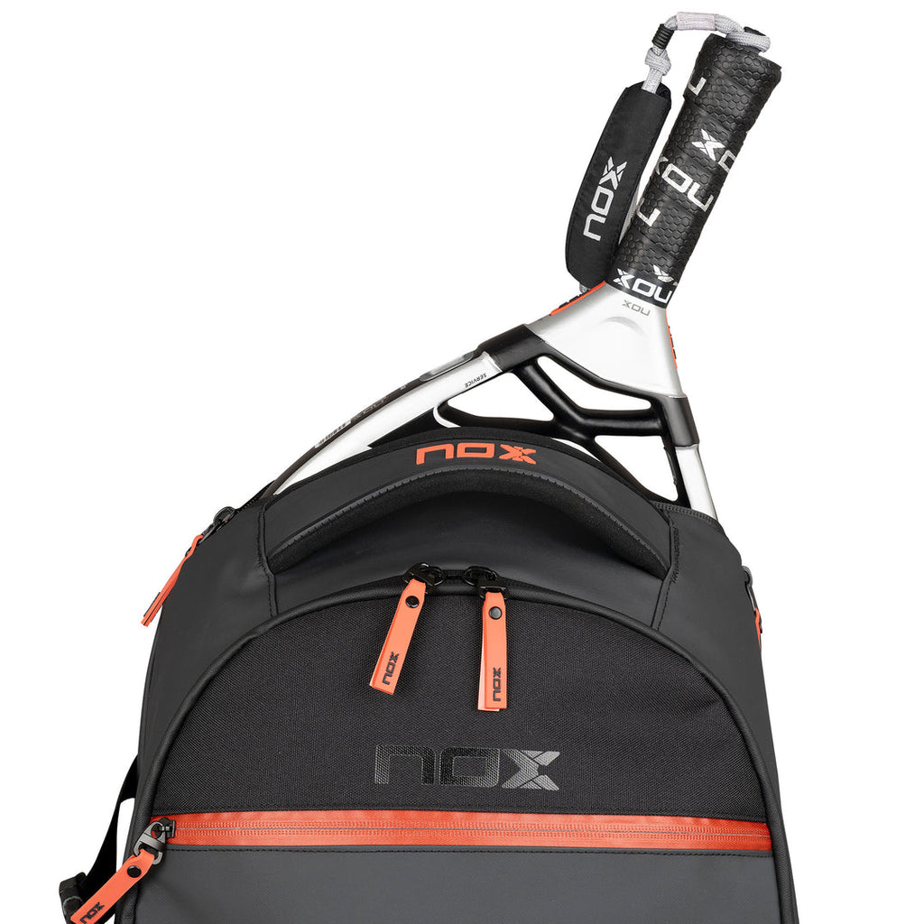 Nox at10 luxury backpack Open SERIES BLACK RED