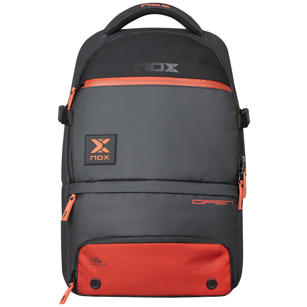 Nox at10 luxury backpack Open SERIES BLACK RED