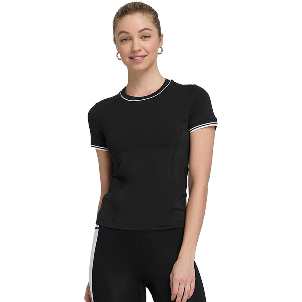 Camiseta Wilson Team Seamless Negro Mujer