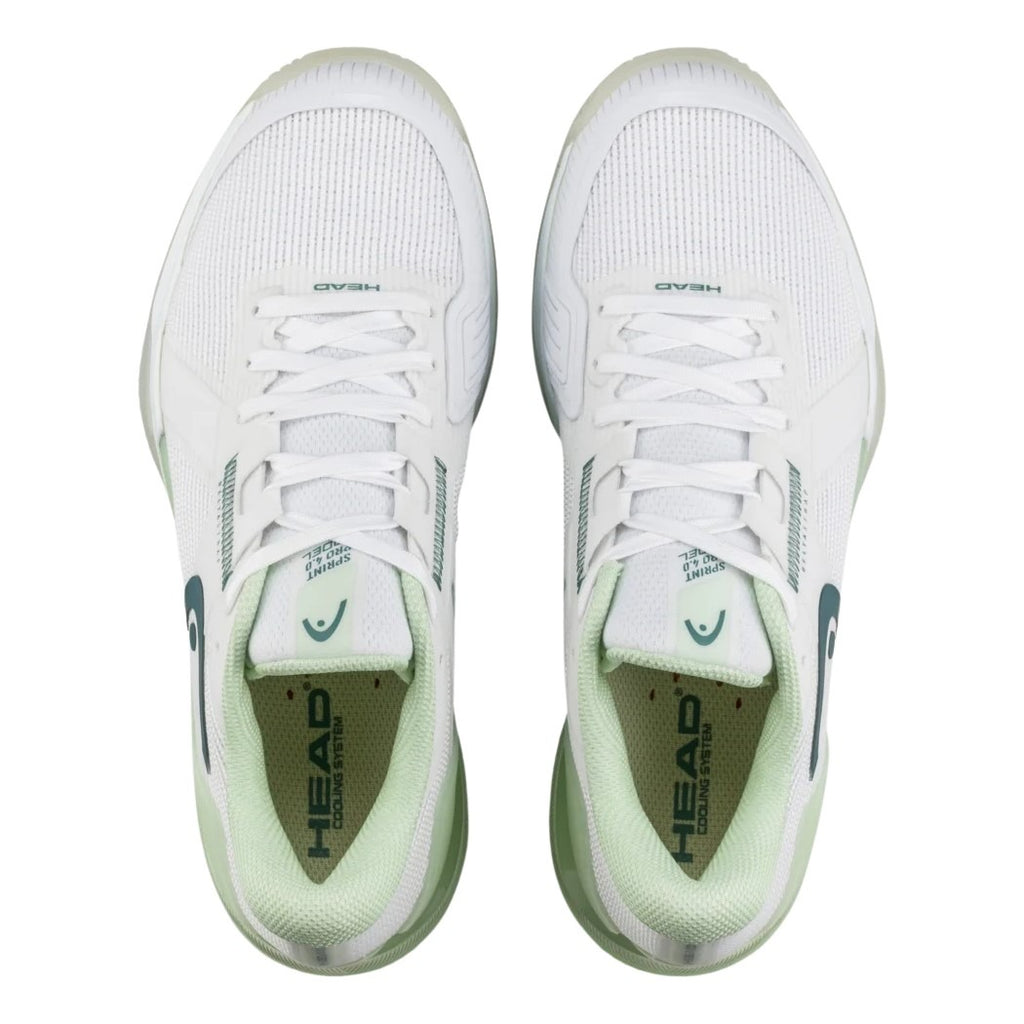 Head Sprint Pro 4.0 White Green Women's Running Shoes