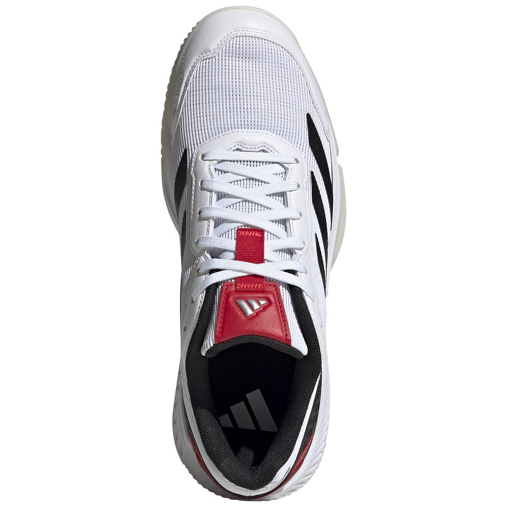 Zapatillas Adidas Crazyquick Padel Blanco Negro Rojo