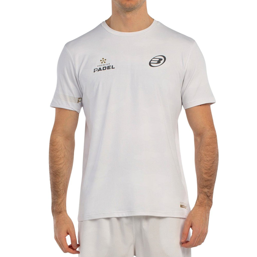 Camiseta Bullpadel Premier Padel Bizme Blanco