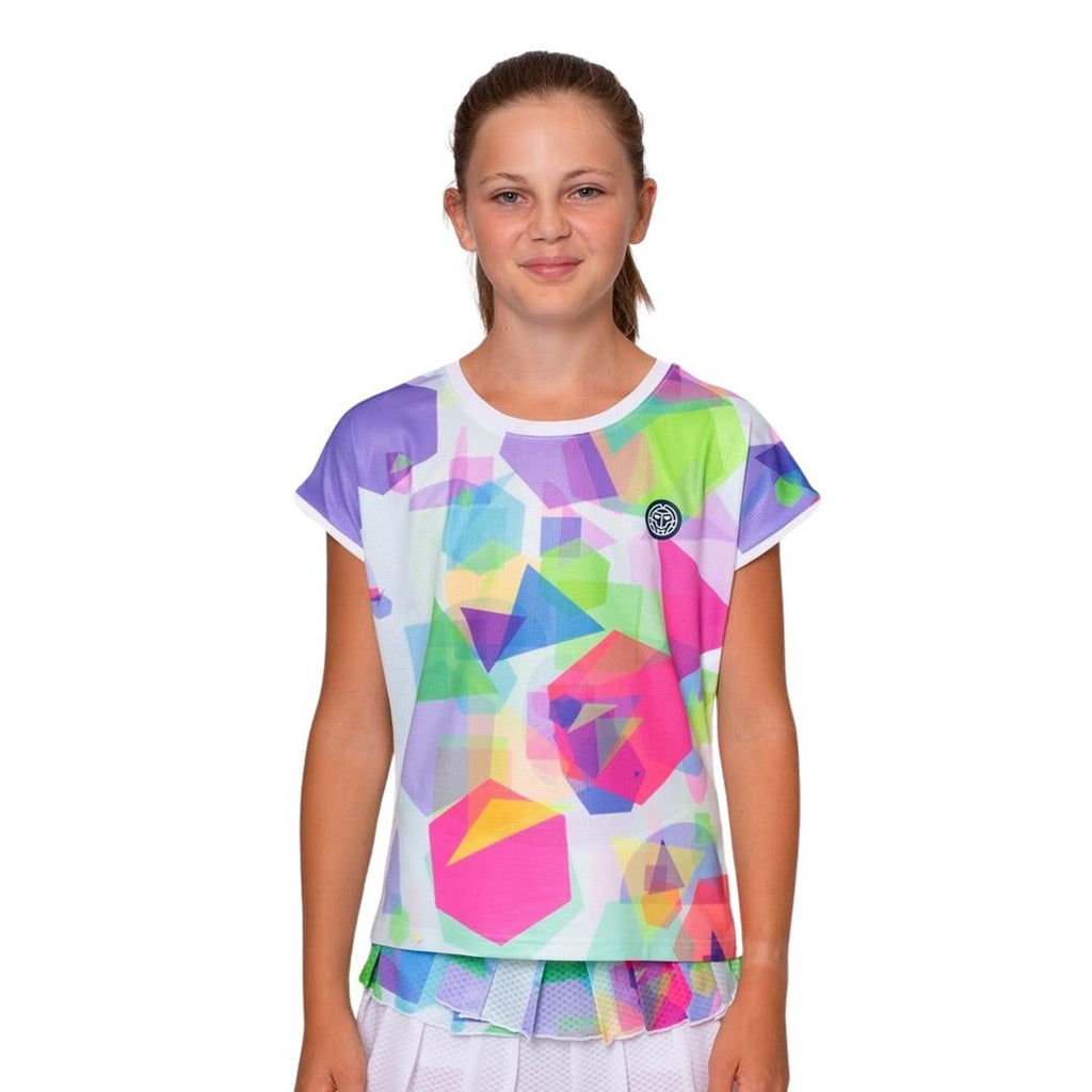 Camiseta Bidi Badu Kaleido Capsleeve Blanco Mix Junior