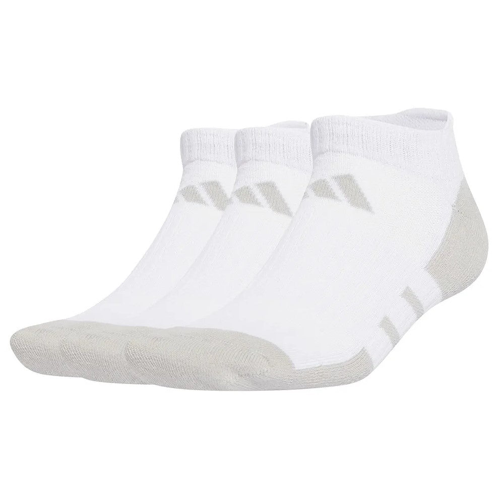 Calcetines Adidas Essentials Cushioned Low Blanco Gris 3 Pares