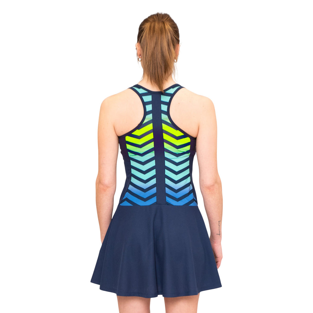 Vestido Bidi Badu Grafic Illumination Azul Oscuro Mix