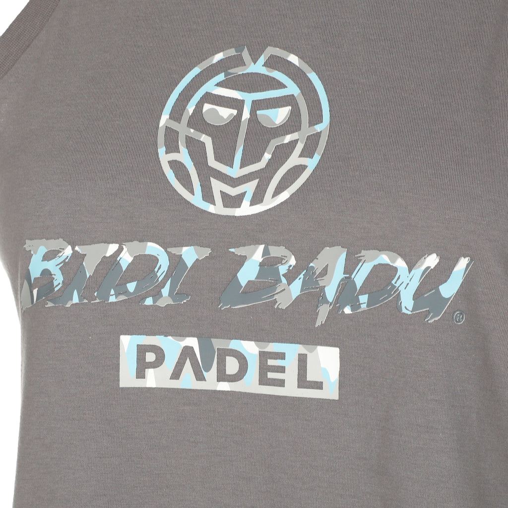 Camiseta Bidi Badu Good Vibes Chill Gris Aqua Mujer
