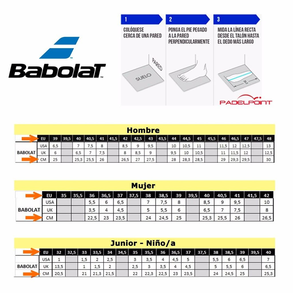 Babolat -Turnschuhe talles 1