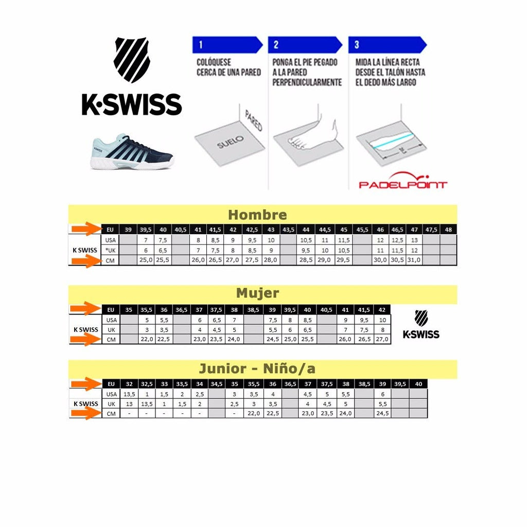 Sneaker Kswiss talles 1