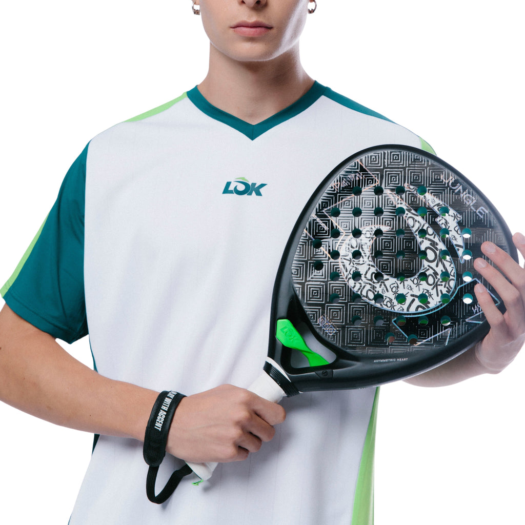 Camiseta Lok Aliama Blanco Verde