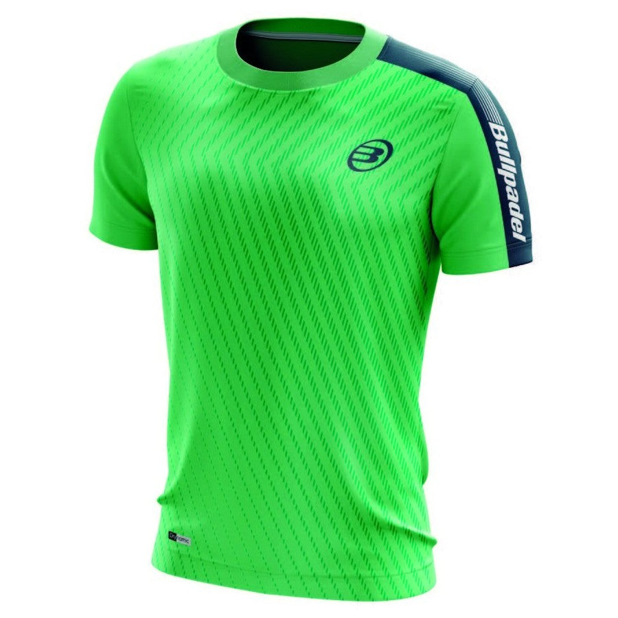 Camiseta Bullpadel Bocho Verde Fluor