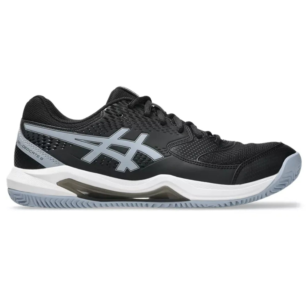 Scarpe Asics Gel Dedicate 8 Clay Nero Grigio Blu