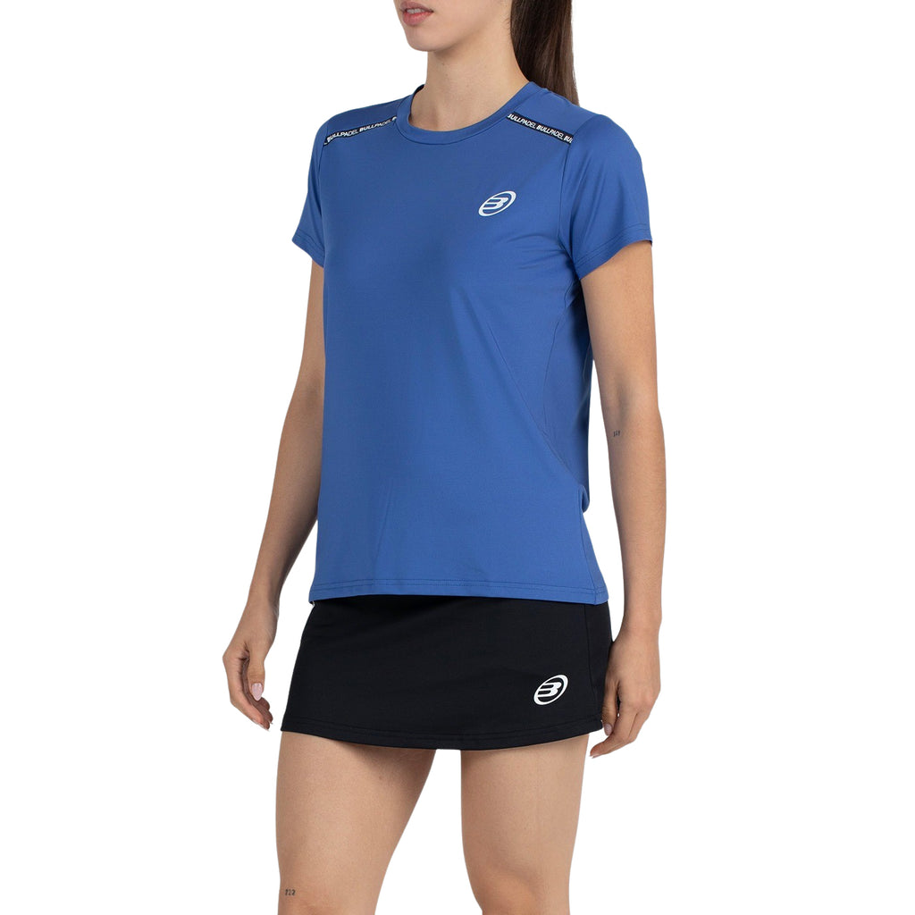 Camiseta Bullpadel Adventure W Azul Intenso