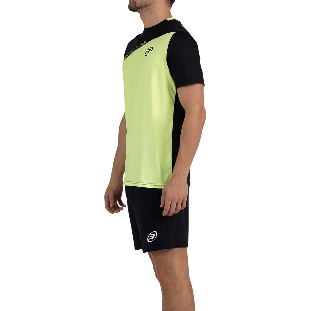 Camiseta Bullpadel Summit Amarillo Azufre Fluor