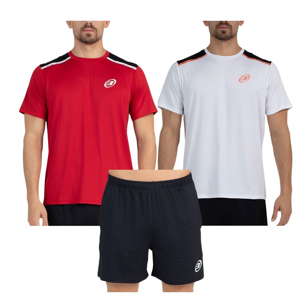 Conjunto Bullpadel Adventure Performance Negro x3