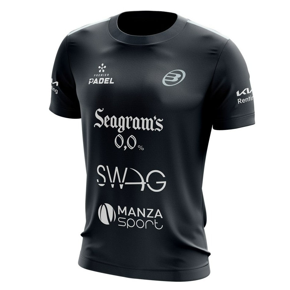 Camiseta Bullpadel Paquito Navarro Premier Padel Finals Licio Negro