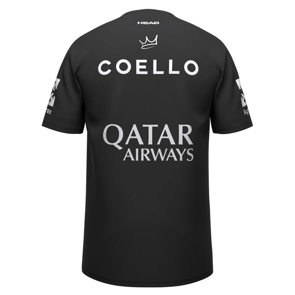 Camiseta Head Arturo Coello Sponsors Negro