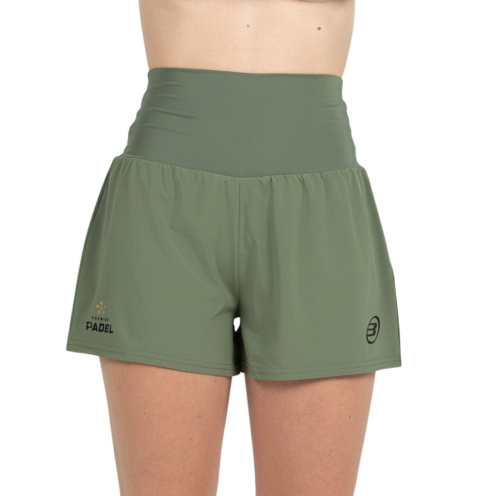 Short Bullpadel Premier Padel Pitan Kaki Mujer
