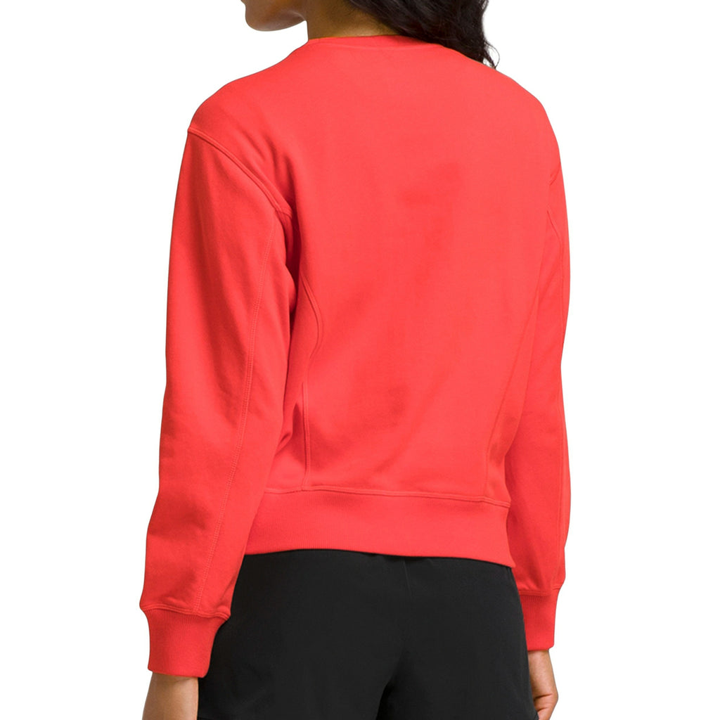 Sudadera Wilson Team Crew Rojo Mujer