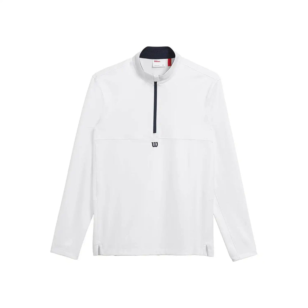 Sudadera Wilson Elevate Performance Half Zip Blanco