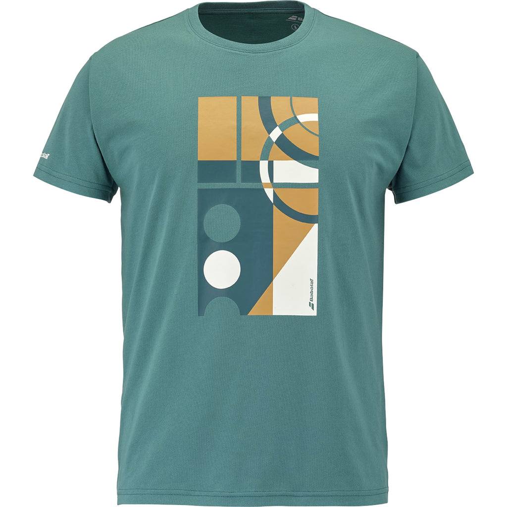 Camiseta Babolat Exercise Message Verde Intenso
