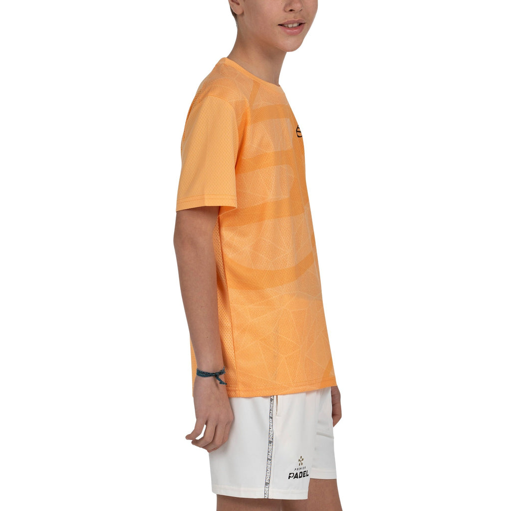Camiseta Bullpadel Castil Mandarina Junior
