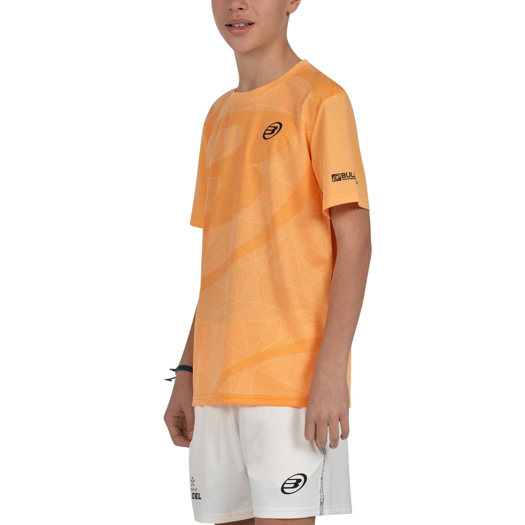 Camiseta Bullpadel Castil Mandarina Junior