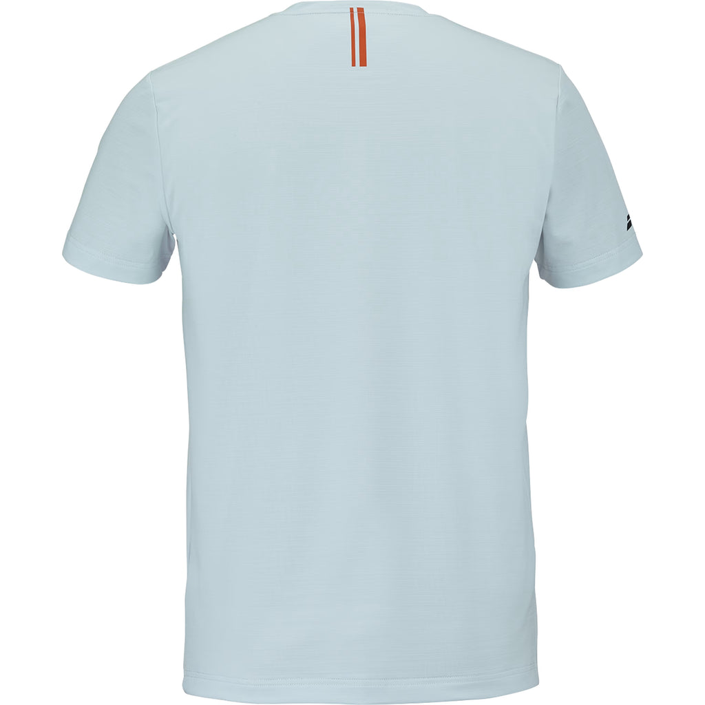 Camiseta Babolat Play Crew Neck Azul Claro Junior