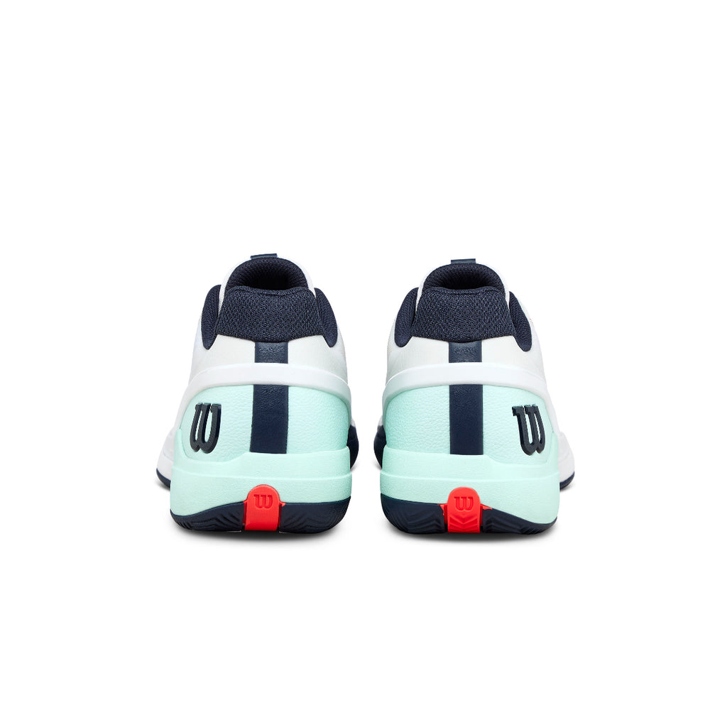 Zapatillas Wilson Rush Pro 5 Clay Blanco Aguamarina