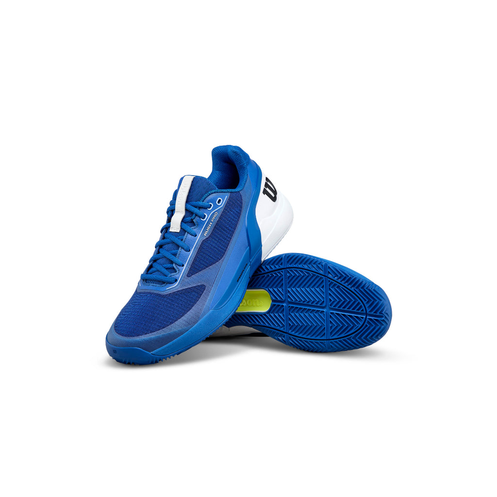 Zapatillas Wilson Rush Pro 5 Clay Azul Blanco