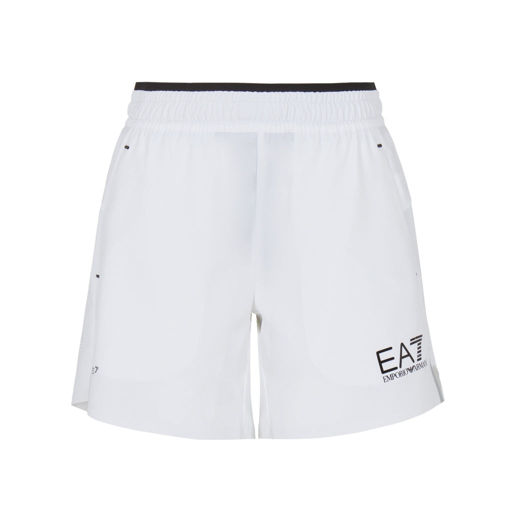 Shorts Armani EA7 Ventus 7 Blanco Mujer