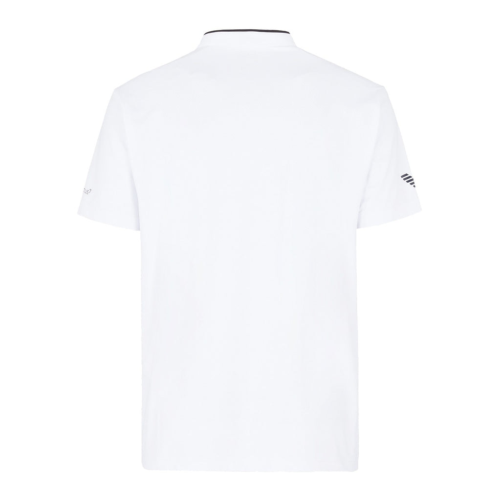 Armani EA7 Ventus 7 Slim Fit Weiß Blau Armani T-Shirt