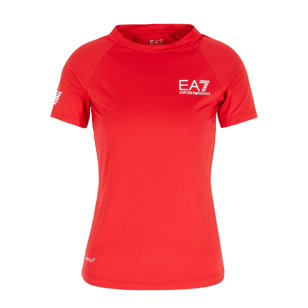 Camiseta Armani EA7 Ventus 7 Rojo Mujer