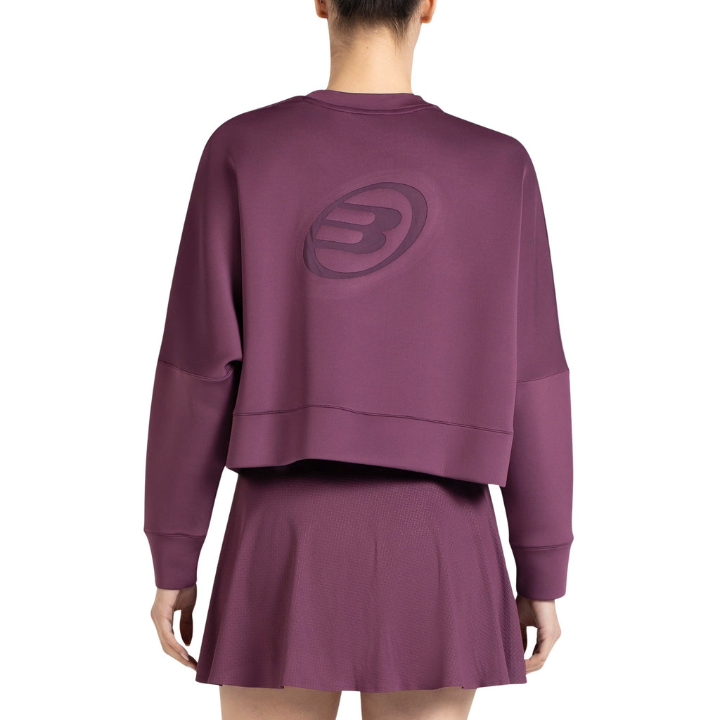 Sudadera Bullpadel Esia Ciruela