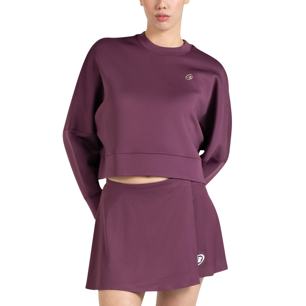 Sudadera Bullpadel Esia Ciruela