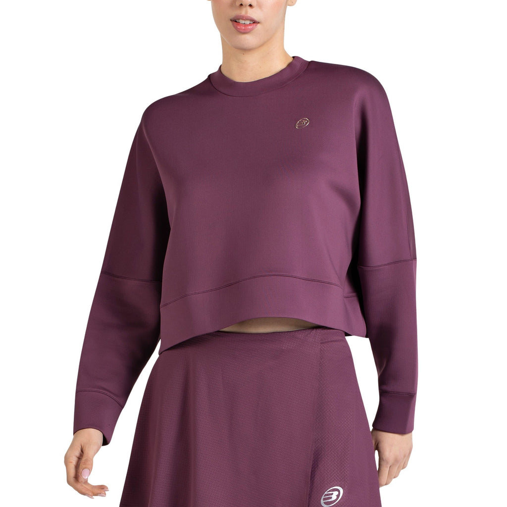 Sudadera Bullpadel Esia Ciruela