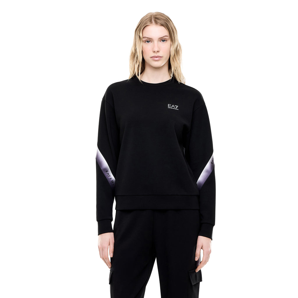 Sudadera Armani EA7 Natural Ventus 7 Negro Mujer