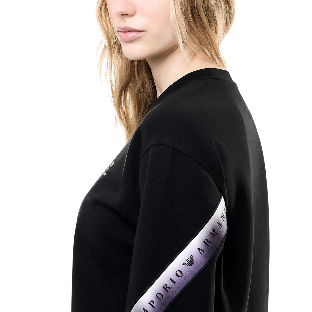 Sudadera Armani EA7 Natural Ventus 7 Negro Mujer