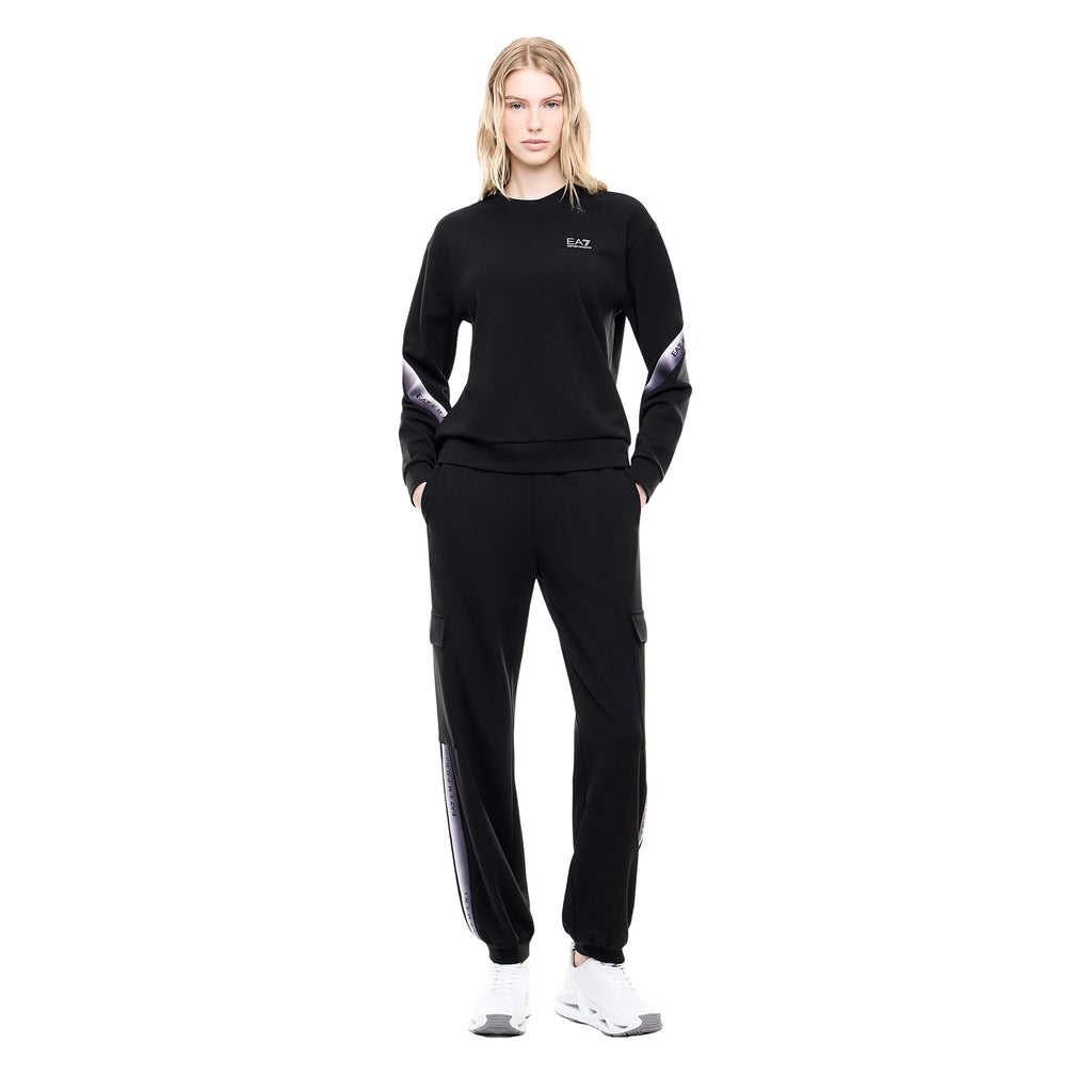 Sudadera Armani EA7 Natural Ventus 7 Negro Mujer