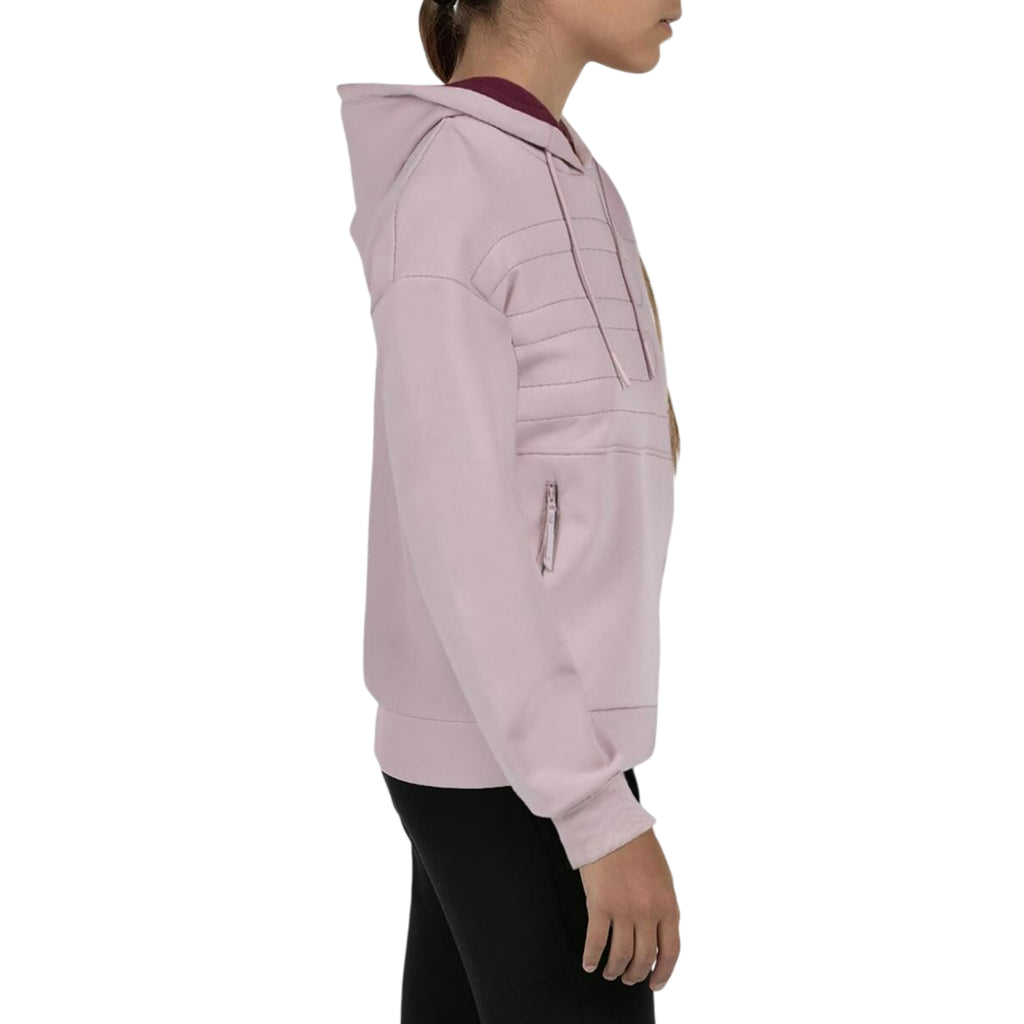 Sudadera Bullpadel Eolia Rosa Sombra Junior