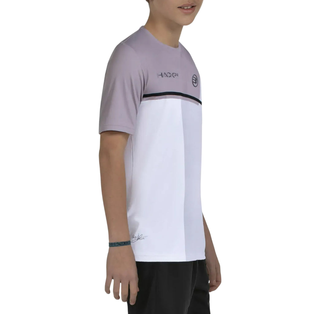 Camiseta Bullpadel Paquito Navarro 26I Blanco Junior