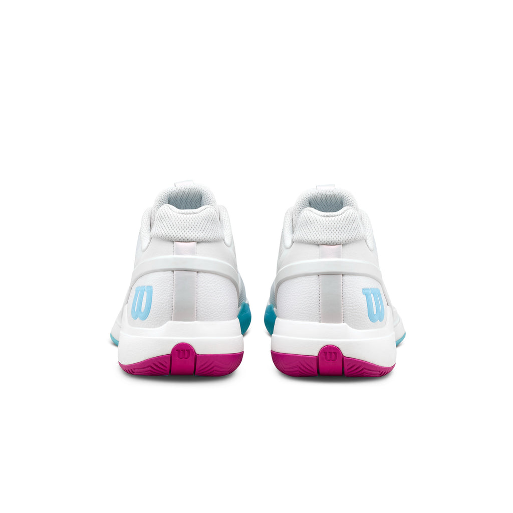 Wilson Rush Pro 5 Slice White Blue Sneakers