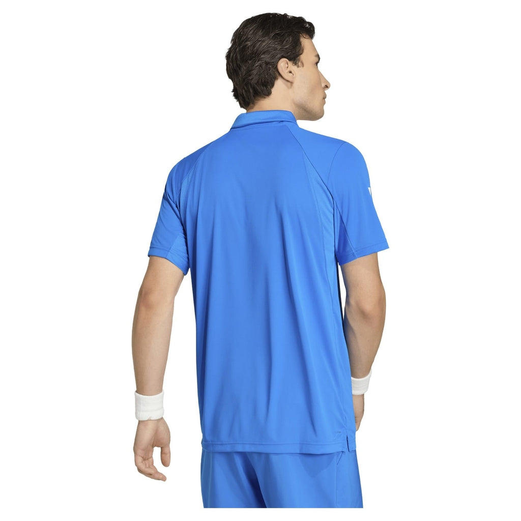 Adidas Club 3 Stripes Polo Blue Cyan