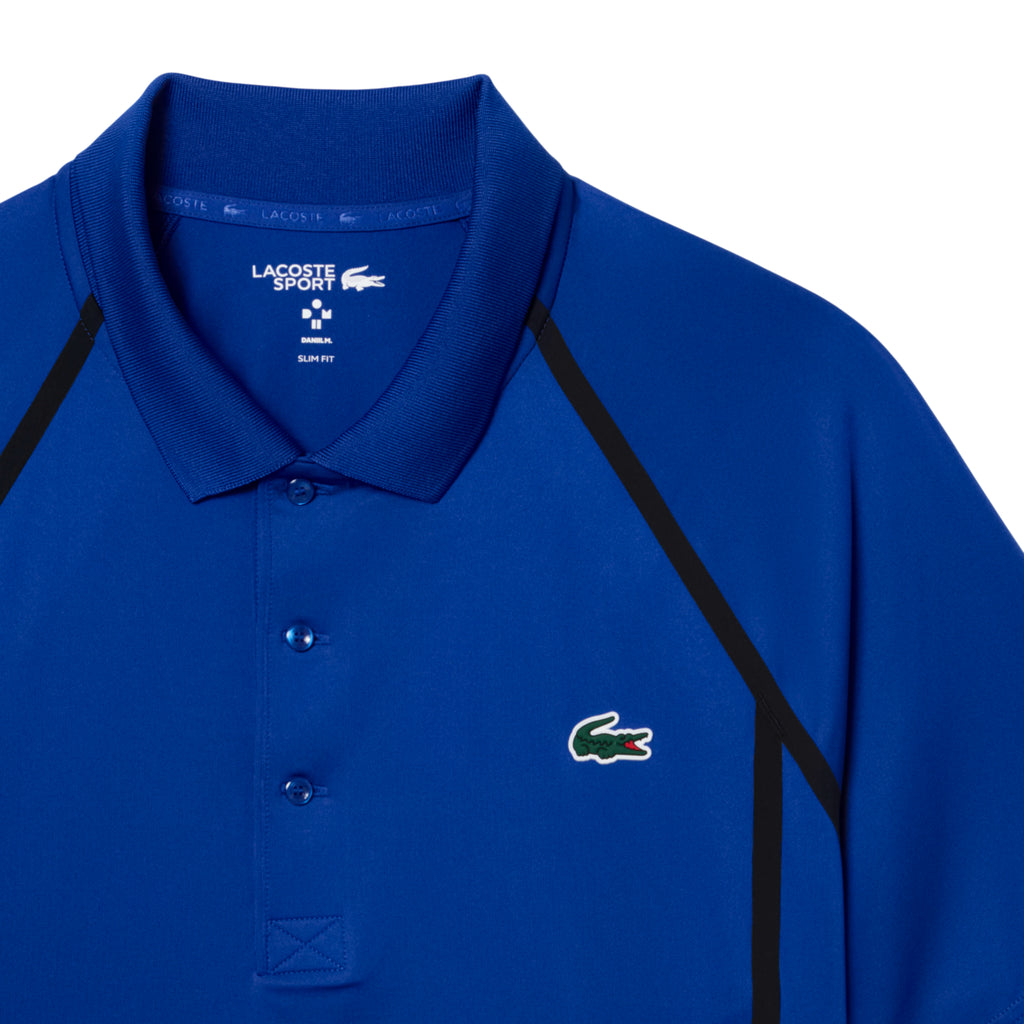 Polo Lacoste Daniil Medvedev Azul Cobalto