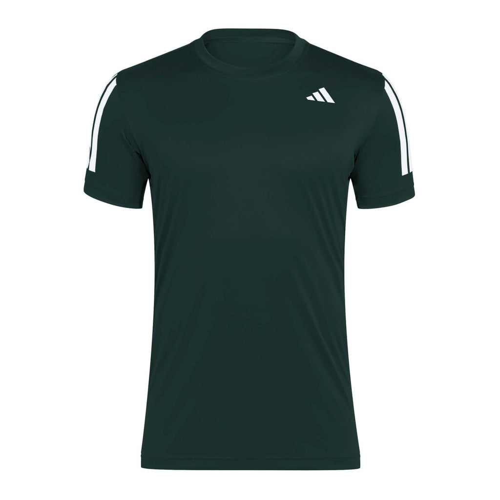Camiseta Adidas Club 3 Stripes Verde Aurora