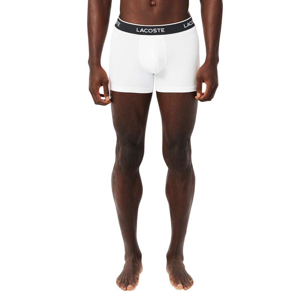Boxers Lacoste Microfibra Verde Blanco Negro 3 Unidades