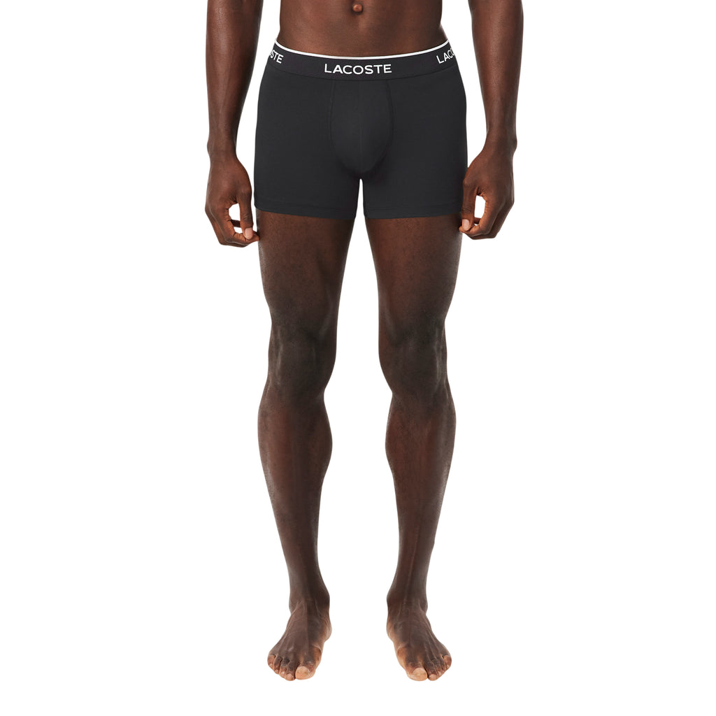 Boxers Lacoste Microfibra Verde Blanco Negro 3 Unidades