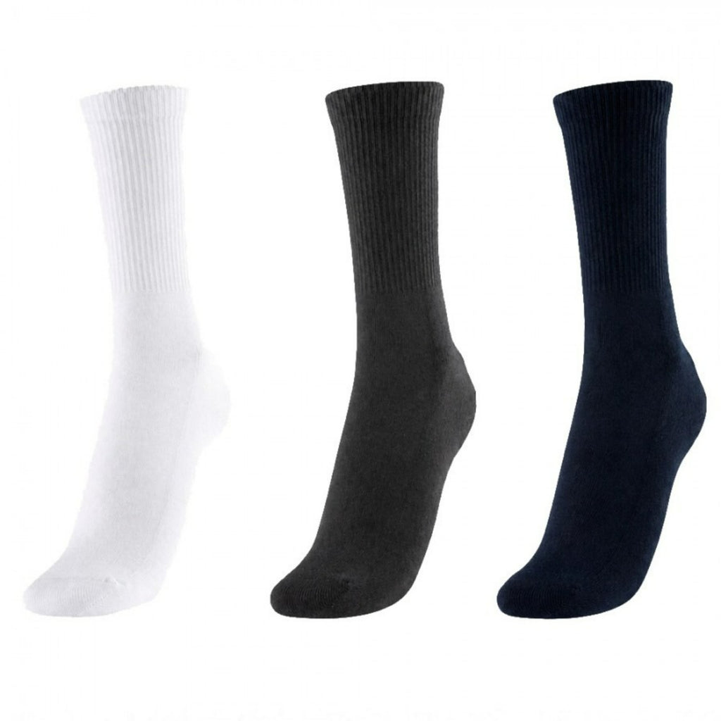 Calcetines Bullpadel BP265 I Azul Marino Blanco Negro 3 Pares
