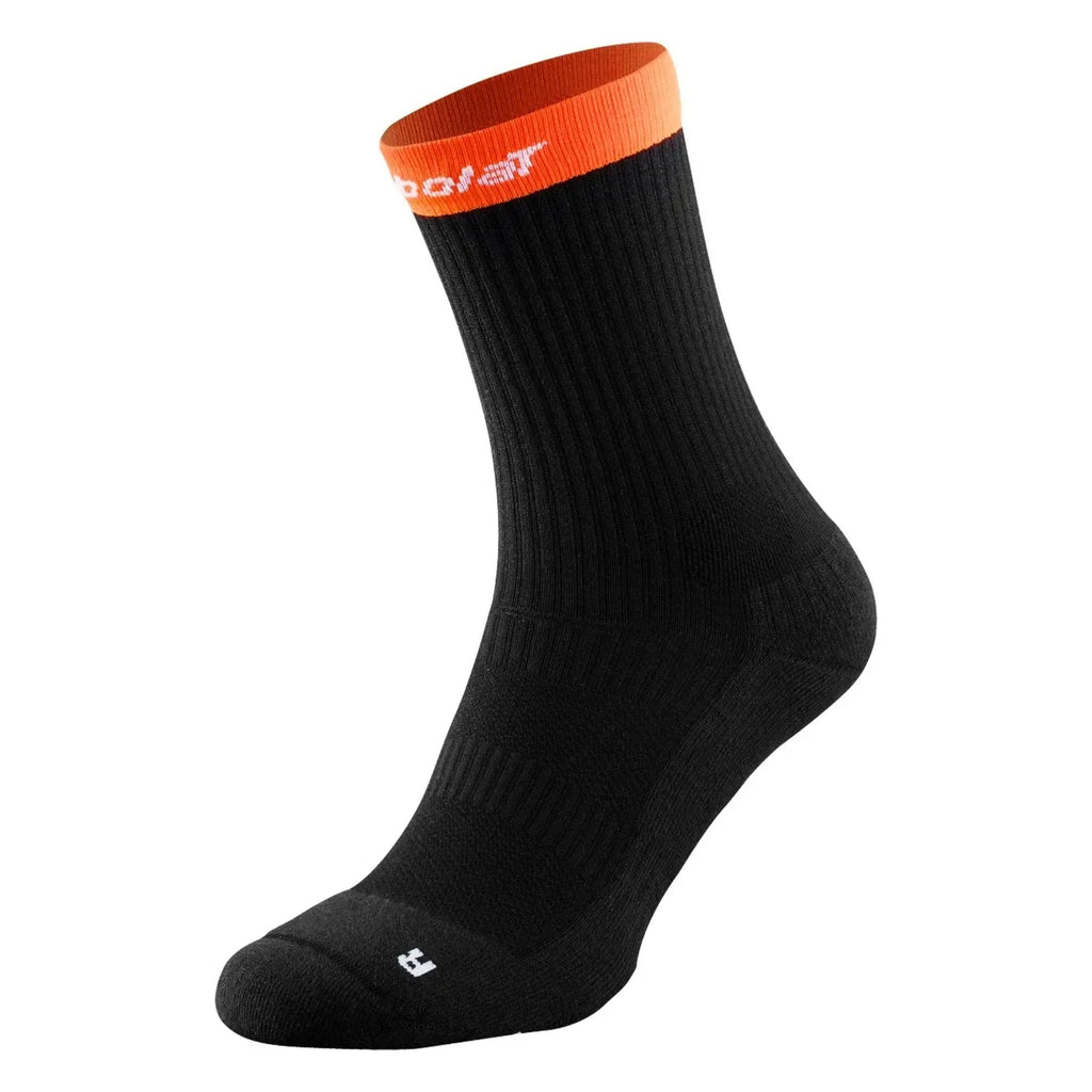 Calcetines Babolat Feel Negro Blanco 1 Par