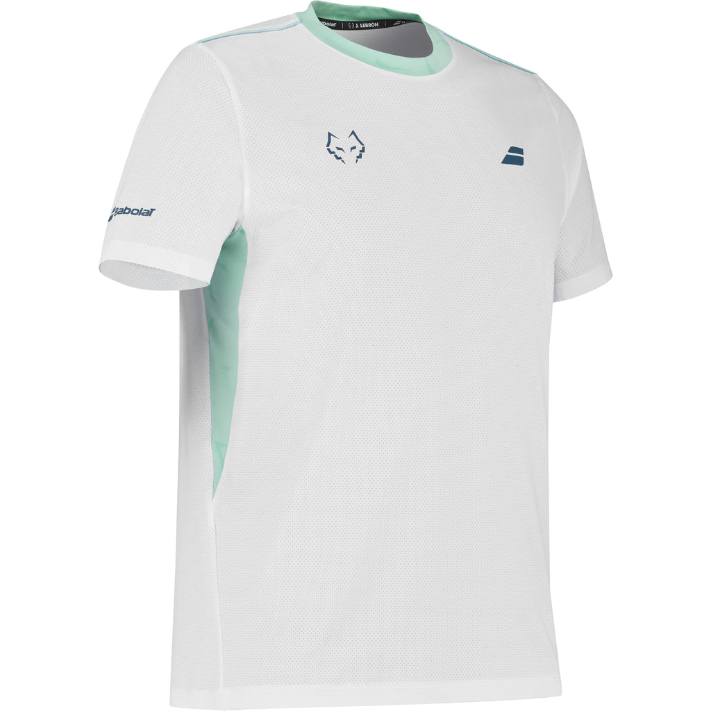 Camiseta Babolat Juan Lebron Crew Neck Tee Blanco